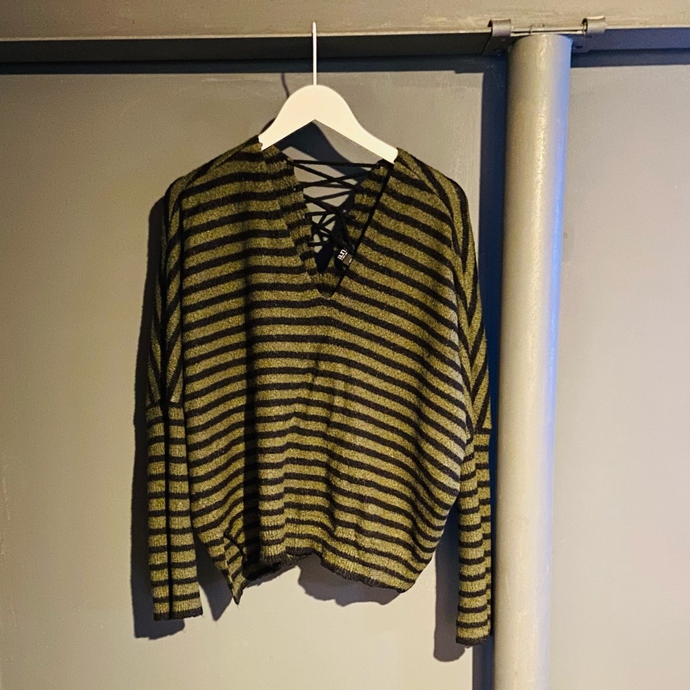 ana Off the Shoulder Oversized Sweater